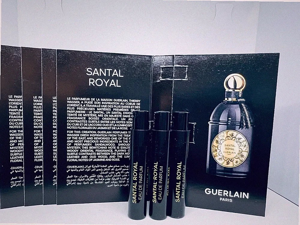 3 Guerlain Les Absolus d'Orient Santal Royal EDP Sample Spray Vials 1ml/0.03oz