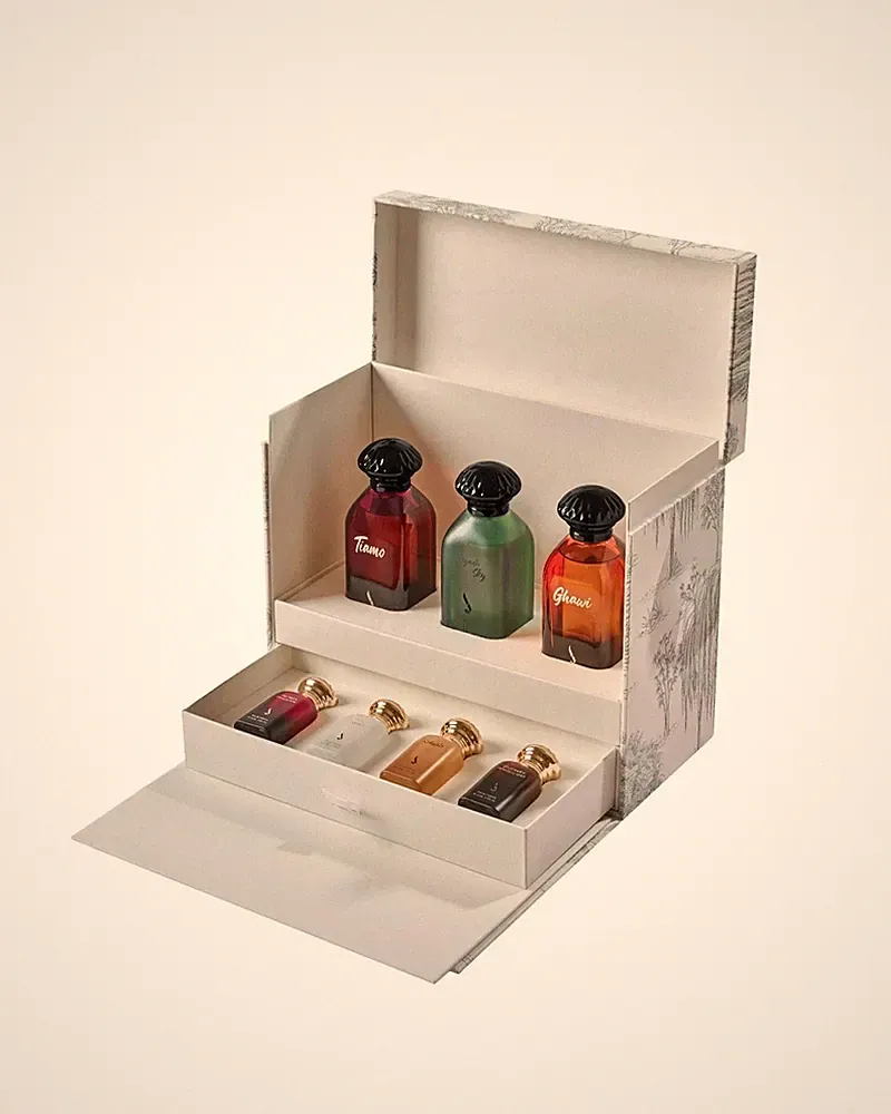Dkhoon Emirates 10 Years Anniversary 7pcs EDP Perfume Set Luxury Arabic Gift Box