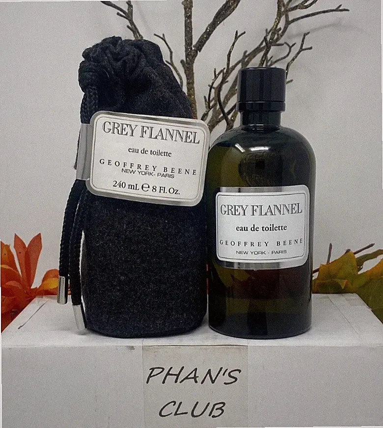 Geoffrey Beene Grey Flannel 8oz Eau de Toilette Oriental Woody Perfume for Men