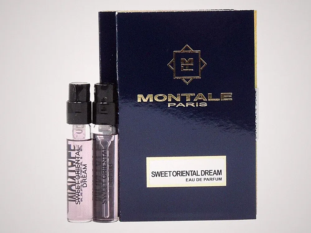 MONTALE PARIS SWEET ORIENTAL DREAM EDP 2.0ml .06oz x 2 COLOGNE PERFUME SAMPLES