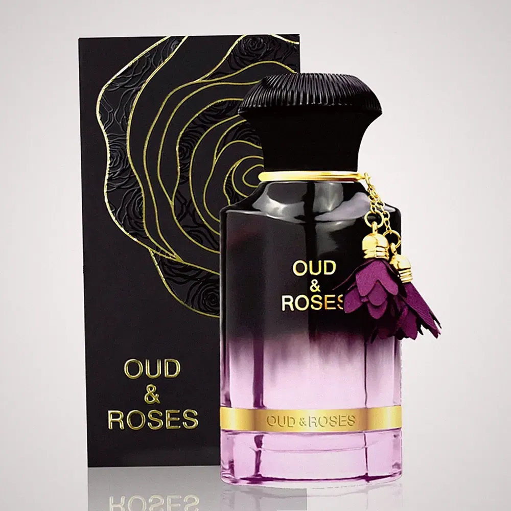 Oud & Roses 60mL Unisex Oriental Perfume Woody Floral Oriental Fragrance with Ou