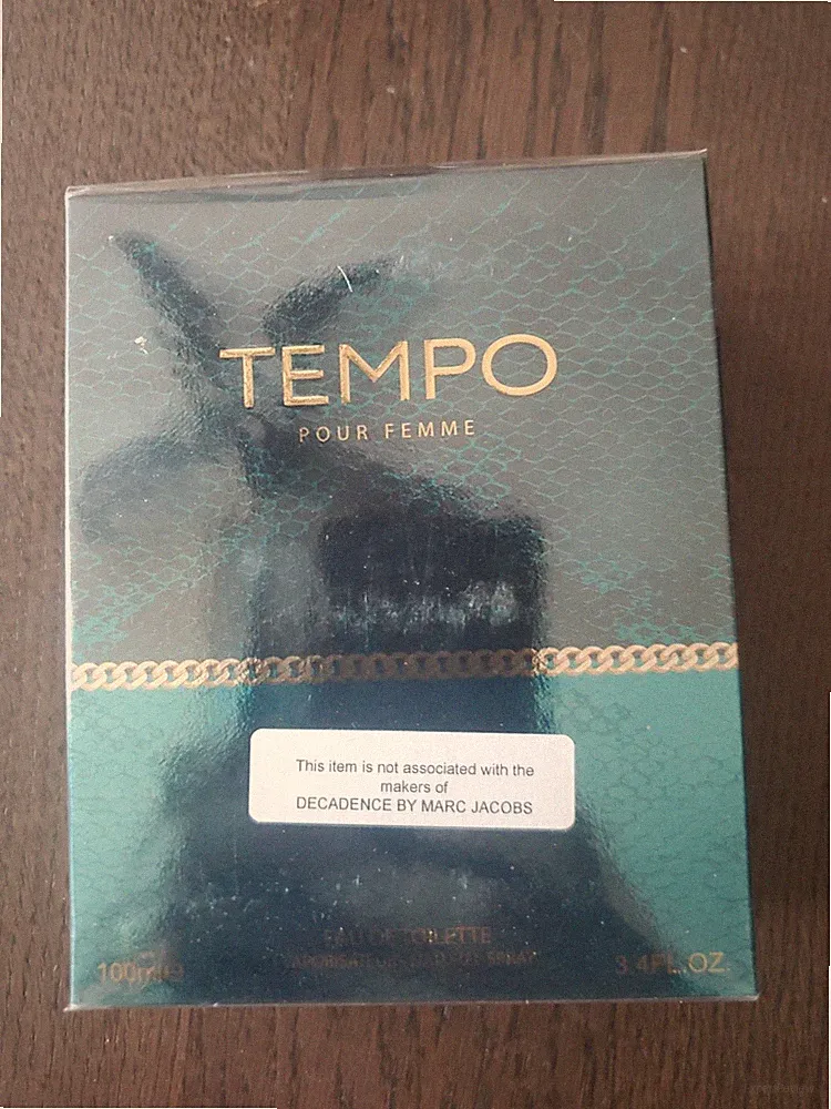 TEMPO women's designer EDP perfume 3.4 oz by SHIRLEY MAY DELUXE