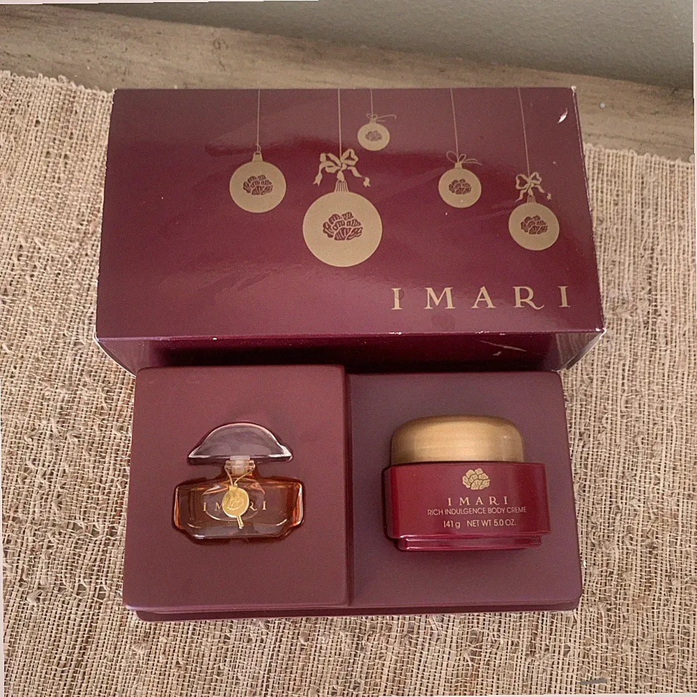 Vtg IMARI Perfume AVON .33oz PURE PARFUM & Body Cream RARE Collector’s Gift Set